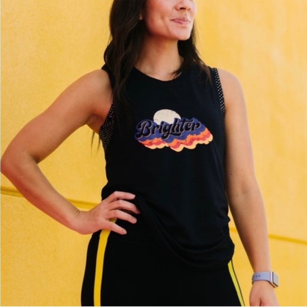 Zyia Brighter Muscle Tank Sz M